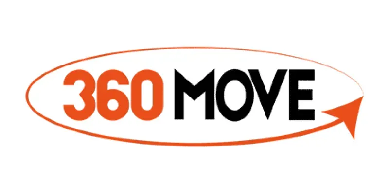Flyttfirman 360Moves logotyp.