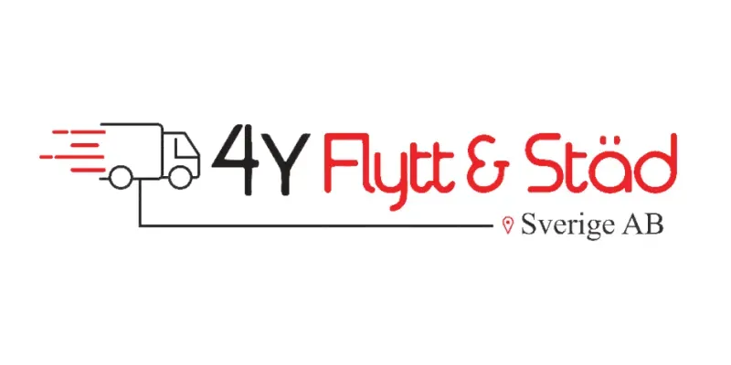 Logotyp från flyttfirman 4Y Flytt & Städ Sverige AB i Eskilstuna.