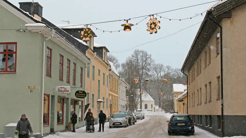Vy av Malmköping.