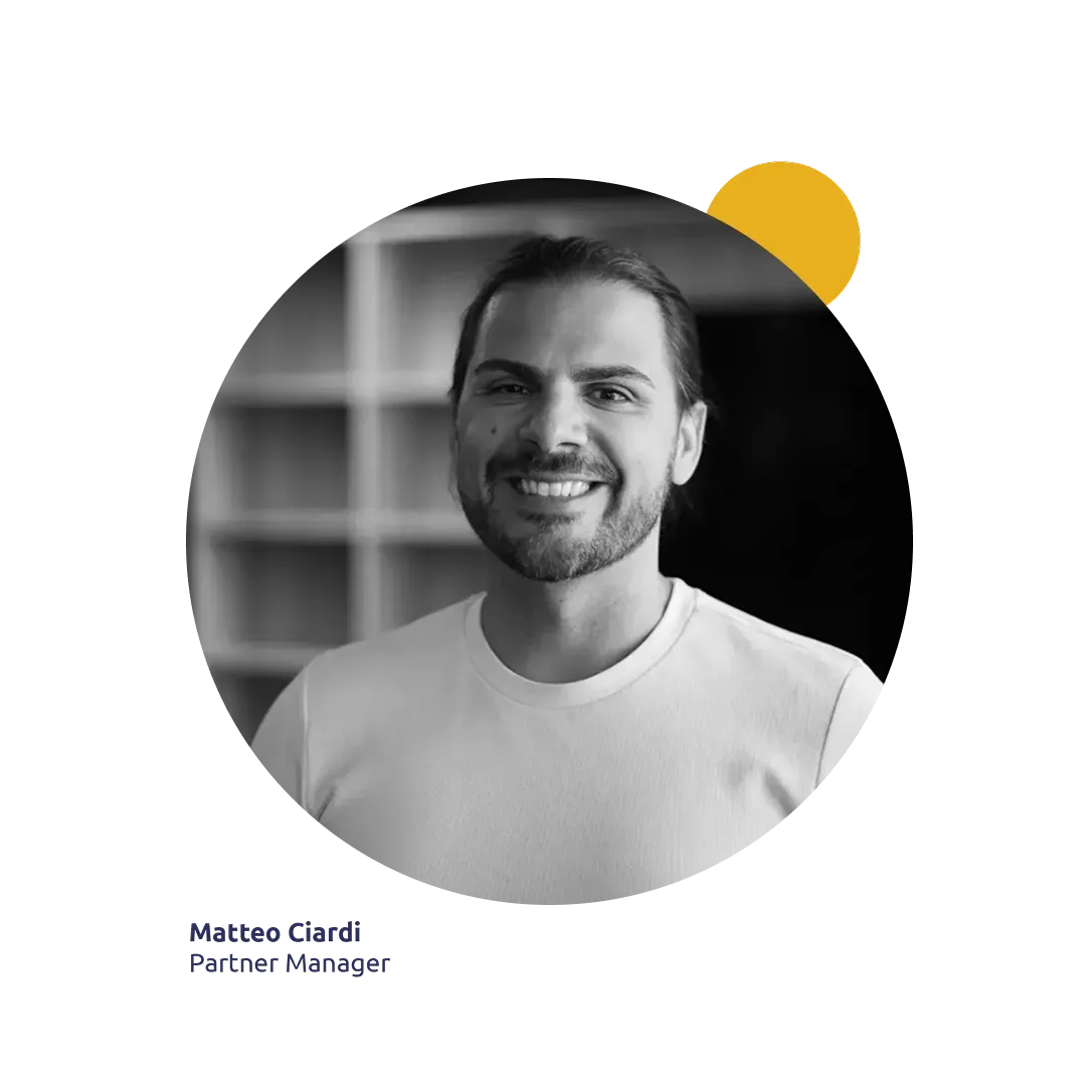 Foto di Matteo Ciardi, Partner Manager per l'Italia a Nettbureau.