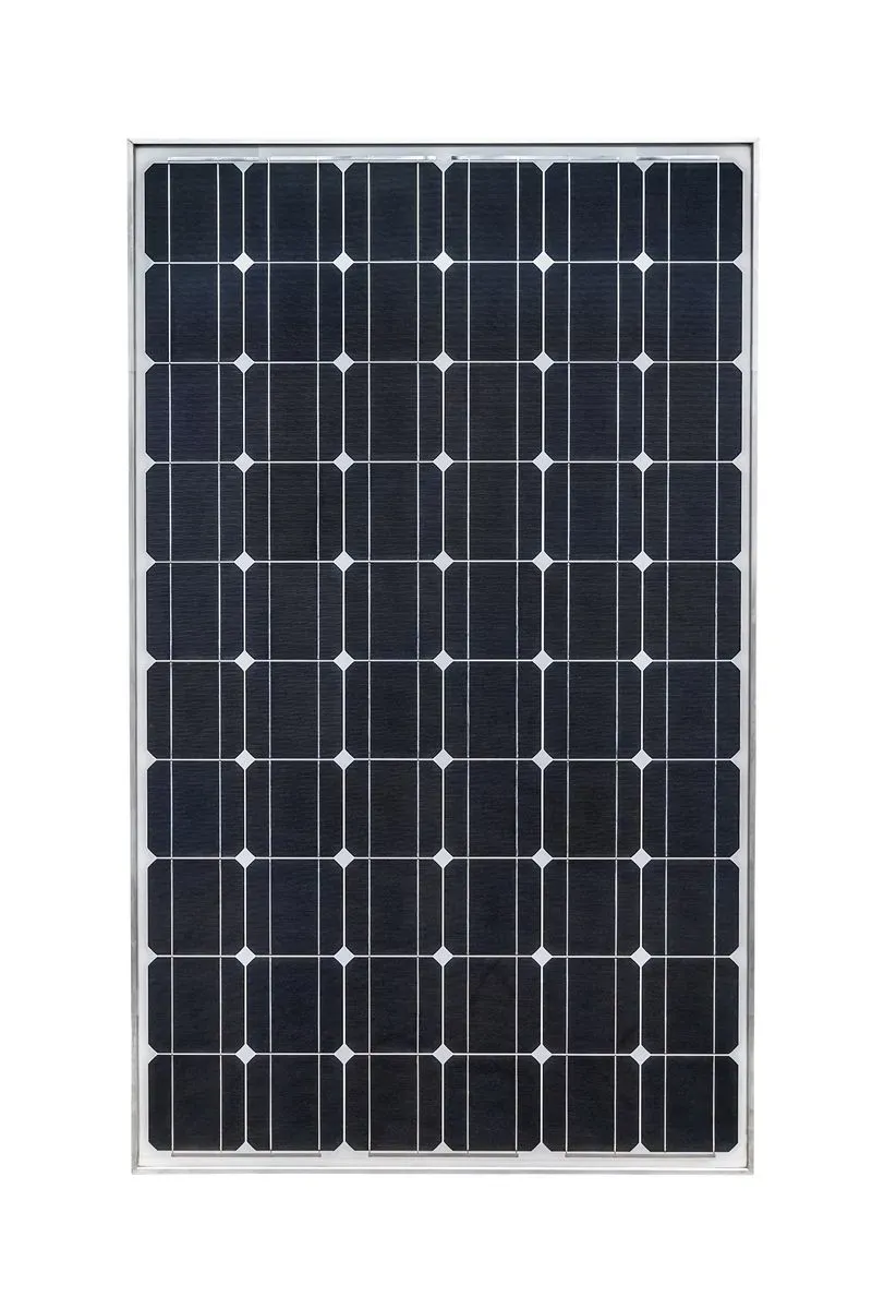 Monokristallin solcellspanel.