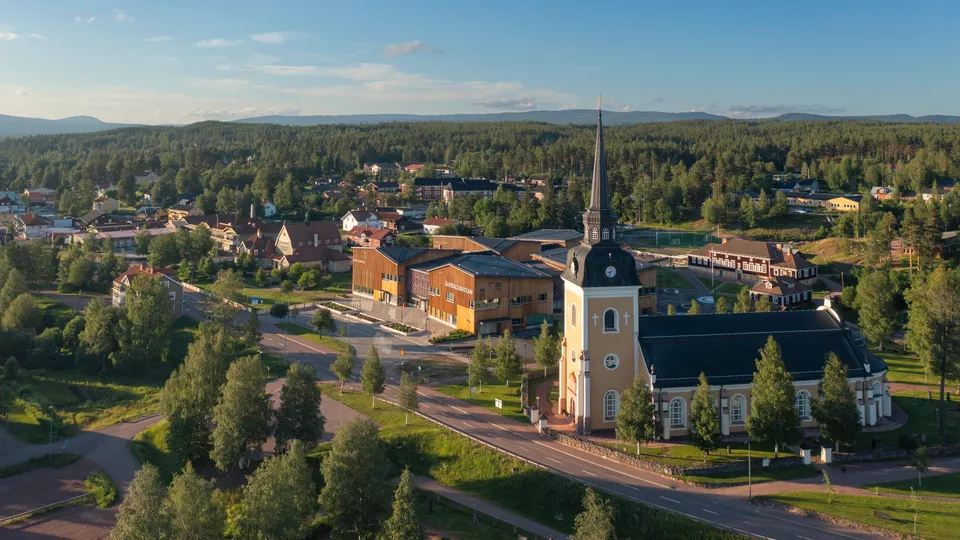 Vy över Älvdalen.