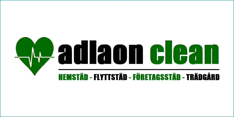 Städföretaget Adlaon Clean logotyp.
