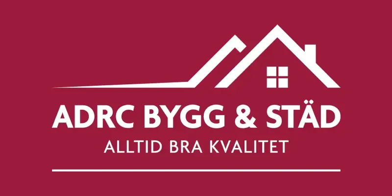 Logotyp från firman ADRC Bygg och Städ.