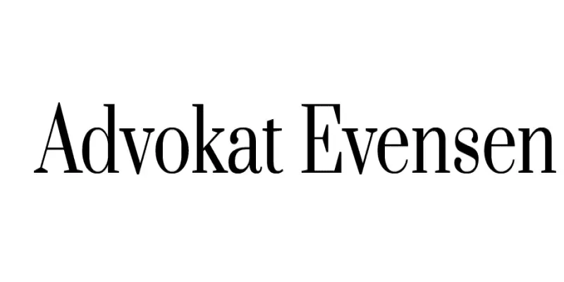 logoen til advokat evensen
