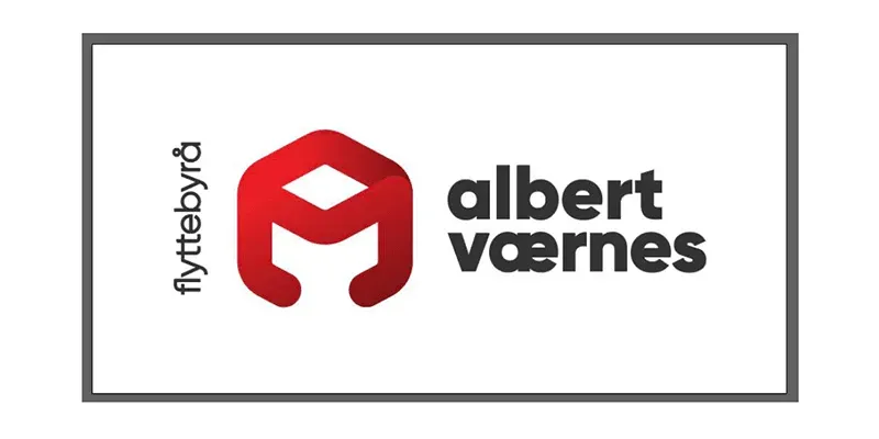 Albert Værnes flyttebyrå logo