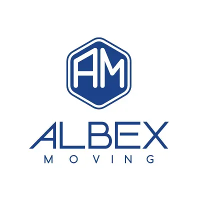 Flyttfirman Albex Movings logotyp.