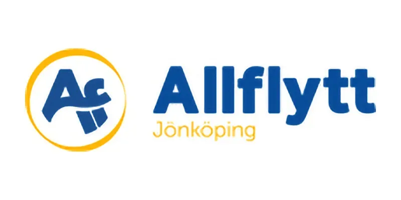 Flyttfirman Allflytt Jönköpings logotyp.