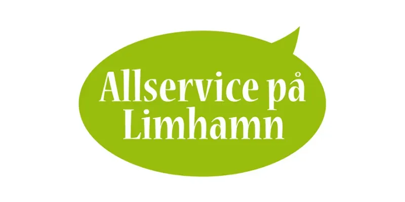 Logotyp för företaget Allservice på Limhamn.