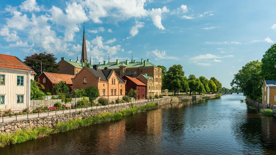 Vy över Arboga.