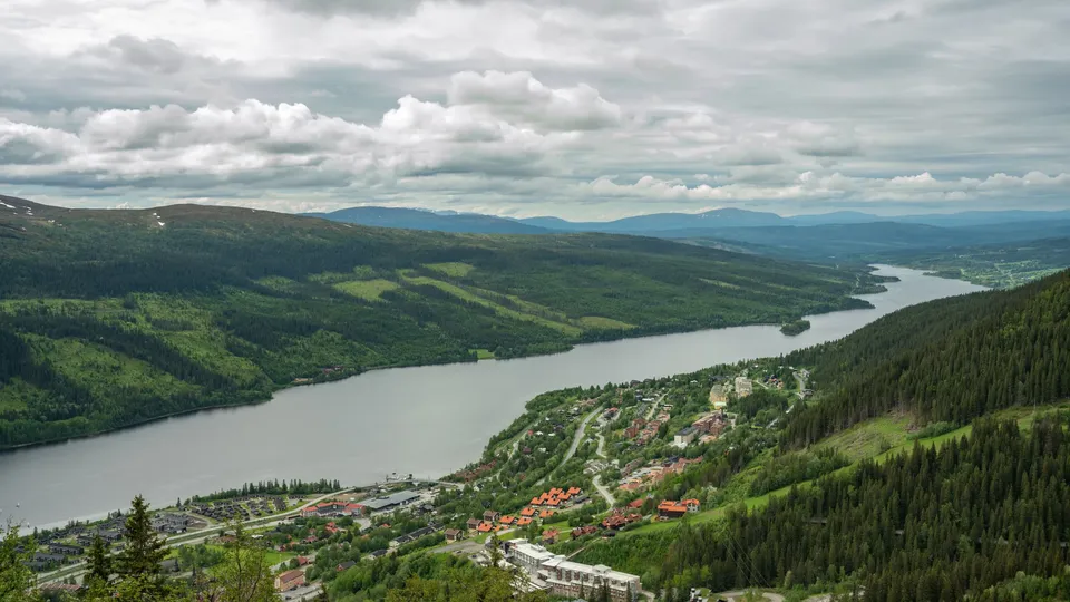Vy över Åre.