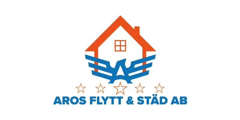 Flyttfirman Aros Flytt & Städ AB:s logotyp.