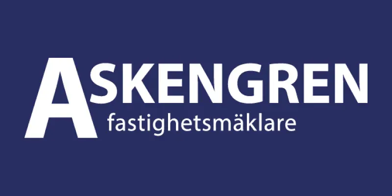 Logotyp från mäklarbyrån Askengren.