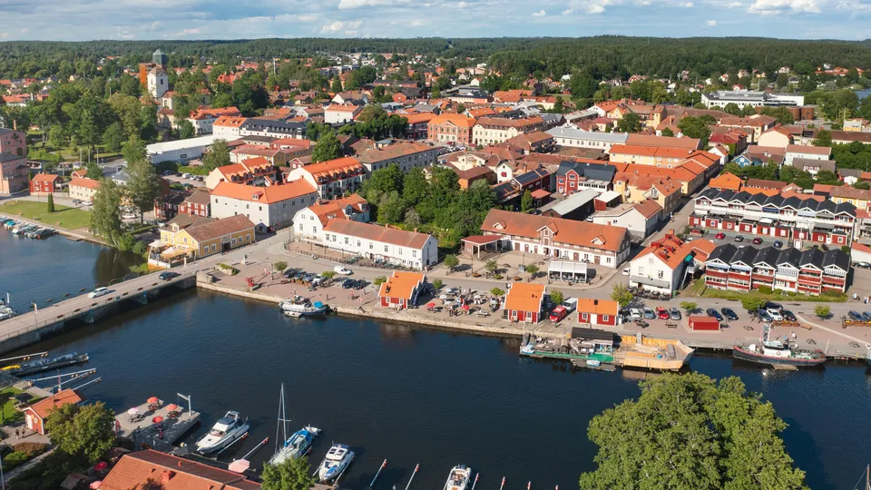 Vy över Askersund.