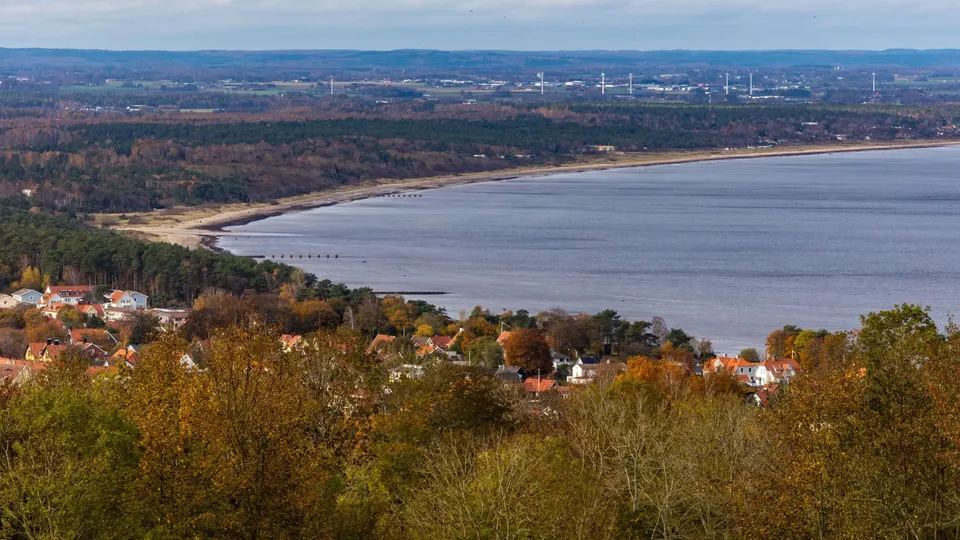 Vy över Båstad.
