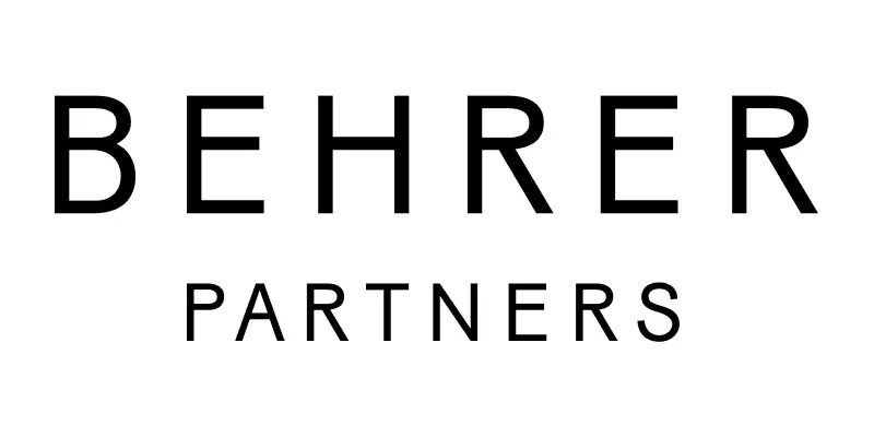 Mäklarbyrån Behrer & Partners logotyp.