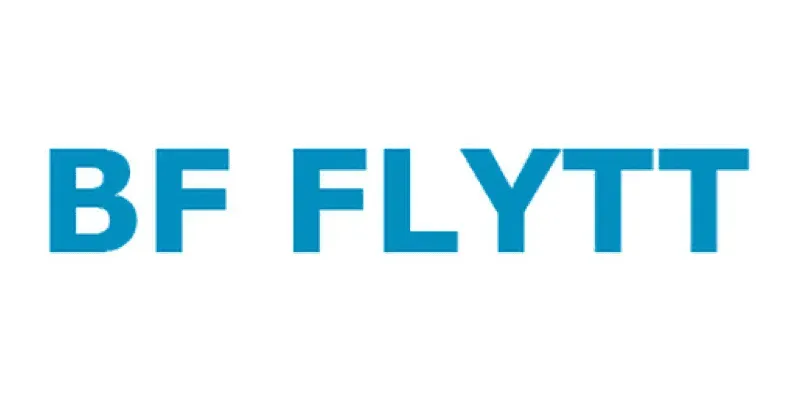 Flyttfirman BF Flytts logotyp.