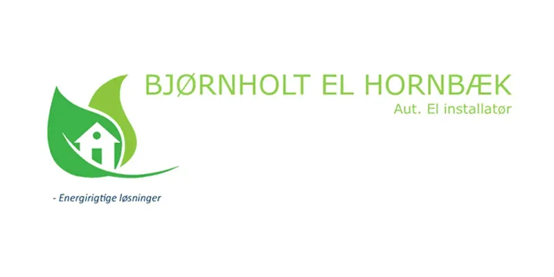 Bjørnholt El Hornbæks logo.