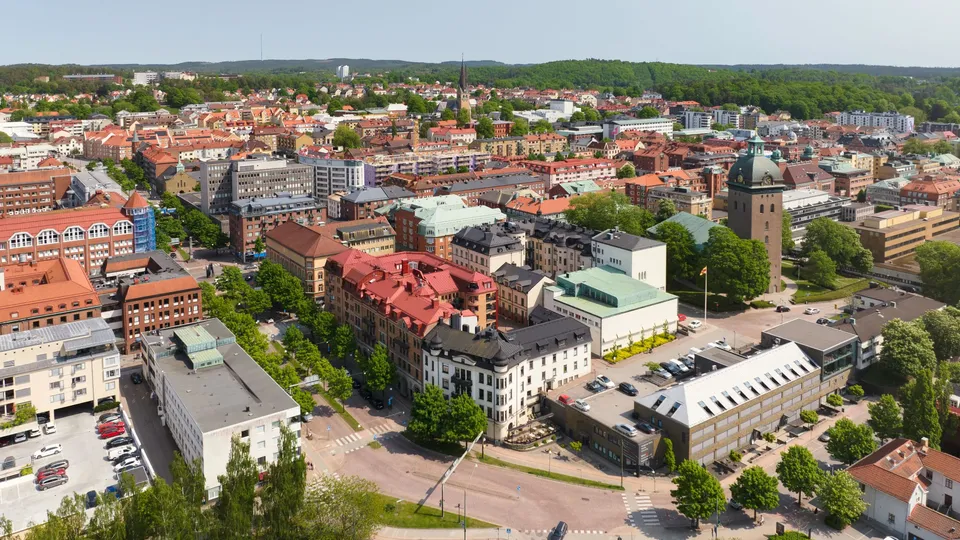 Vy över Borås.