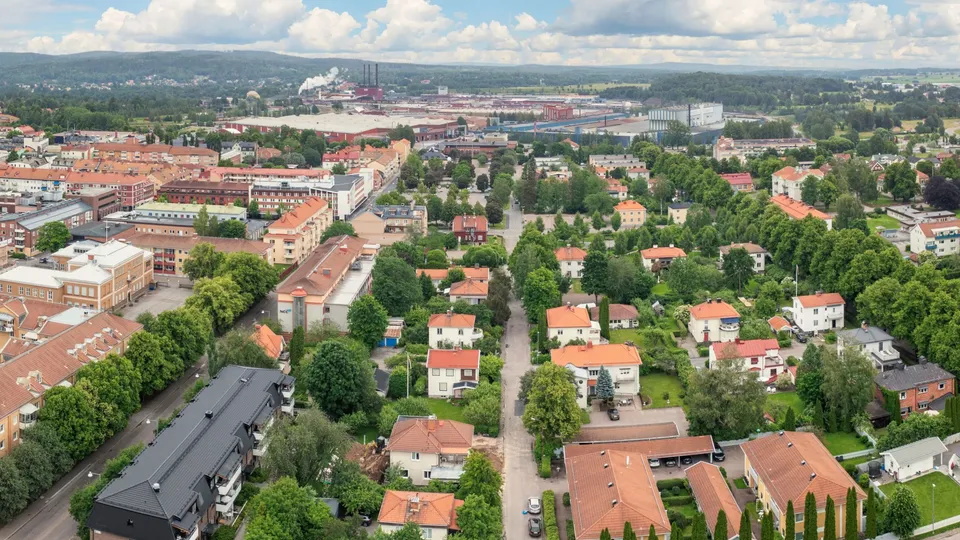 Vy över Borlänge.