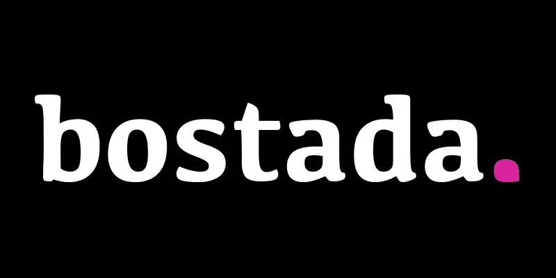Logotyp från mäklarbyrån Bostada.