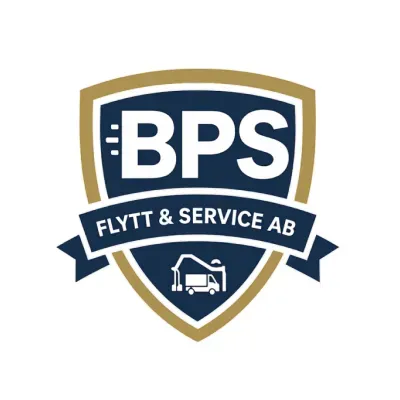 Flyttföretaget BPS Flytt & Service logo.
