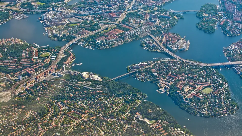 Vy över Bromma.