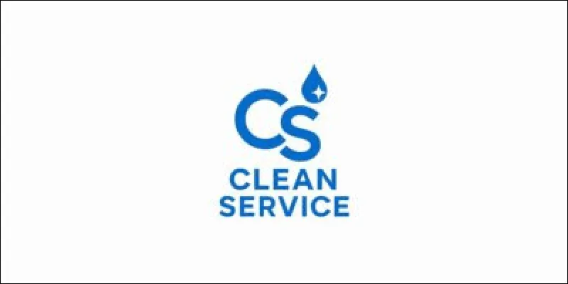 Städföretaget Clean Service logotyp.