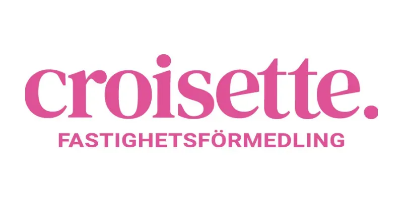 Svensk logotyp för mäklarbyrån Croisette.