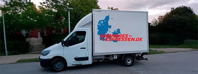 Flyttebil fra Danmarks Expressen