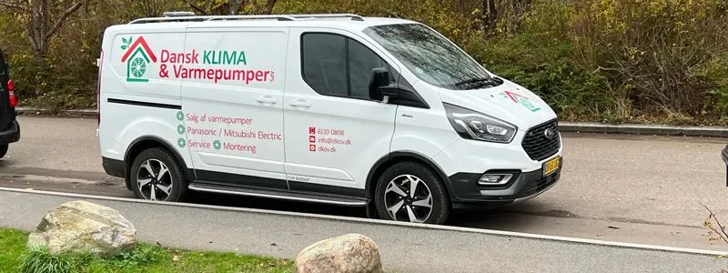 Varebil fra Dansk Klima og Varmepumper.