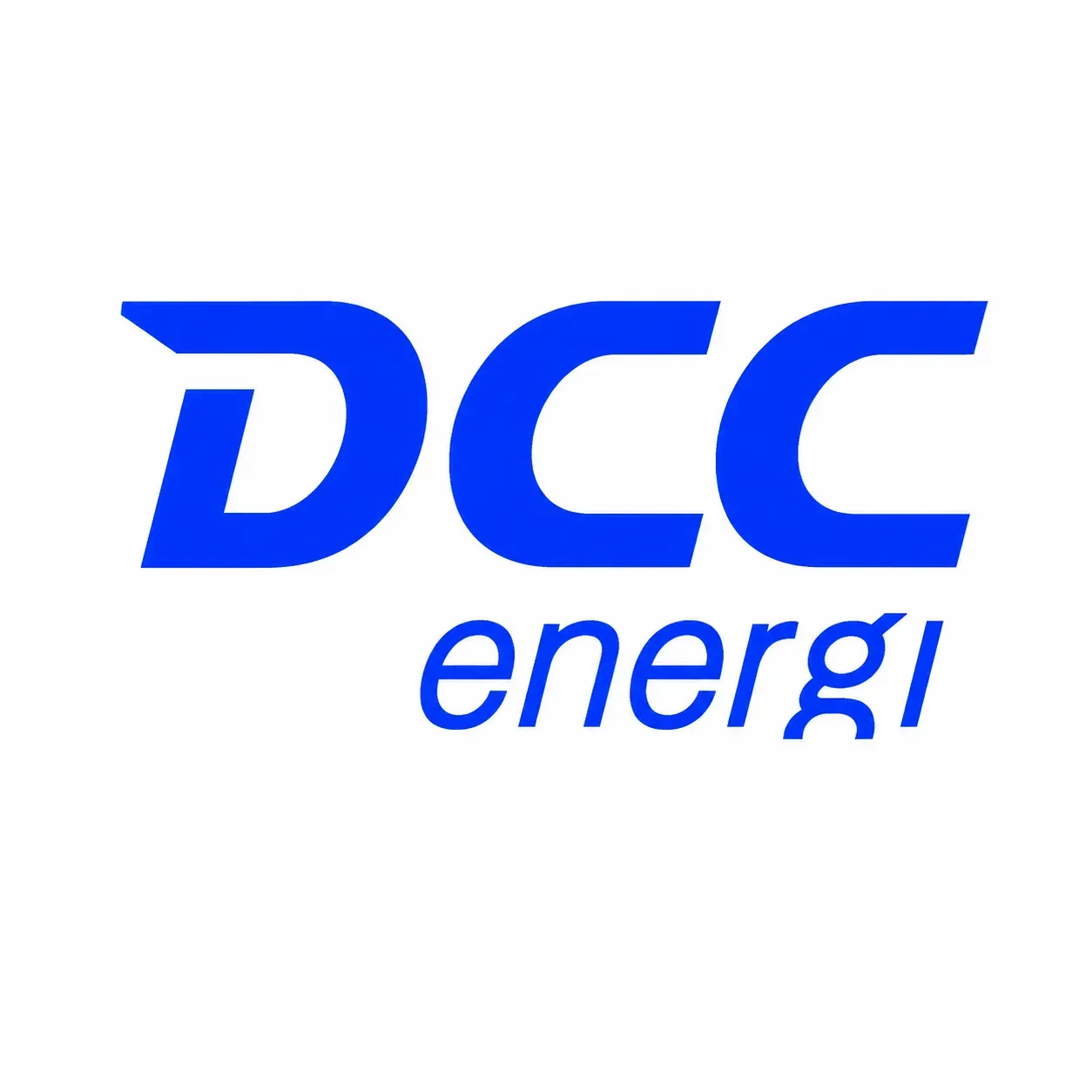 DCC Energi Danmark blåt logo.