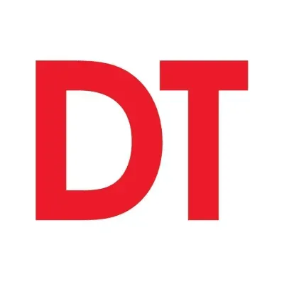 Energiföretaget DT energi logotyp.