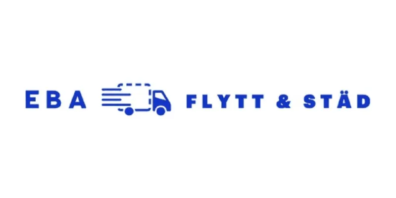 Logotyp från flyttfirman EBA Flytt & Städ AB i Emmaboda.