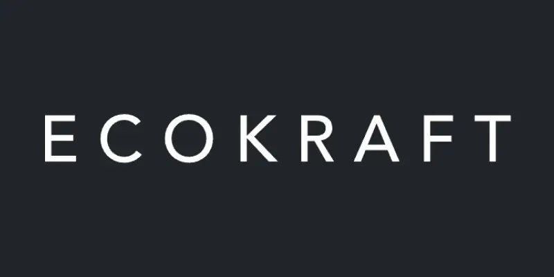 Solcellsföretaget ECOKRAFTs logotyp.