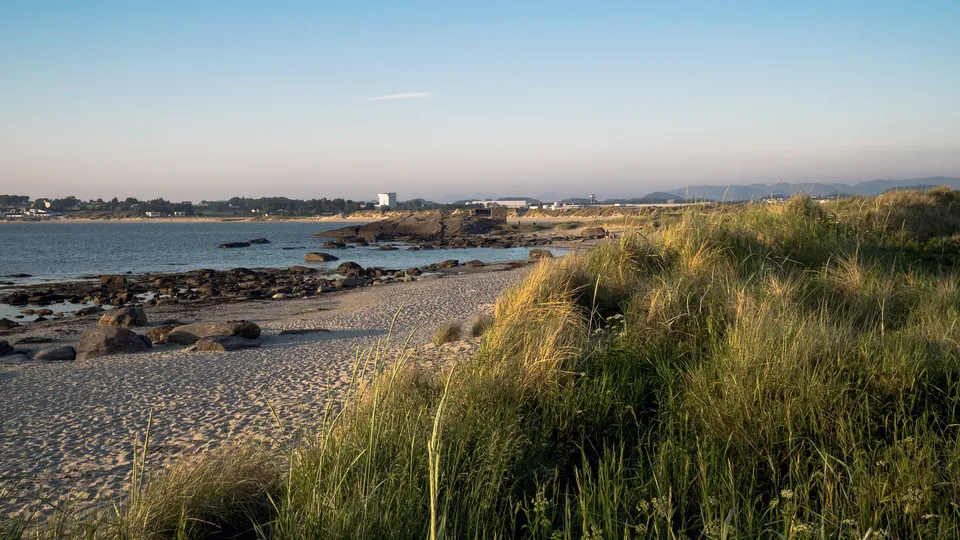 Sandstrand i Sola i Rogaland.