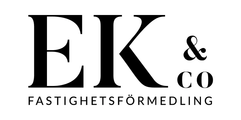 Logotyp från mäklarbyrån Ek & CO.