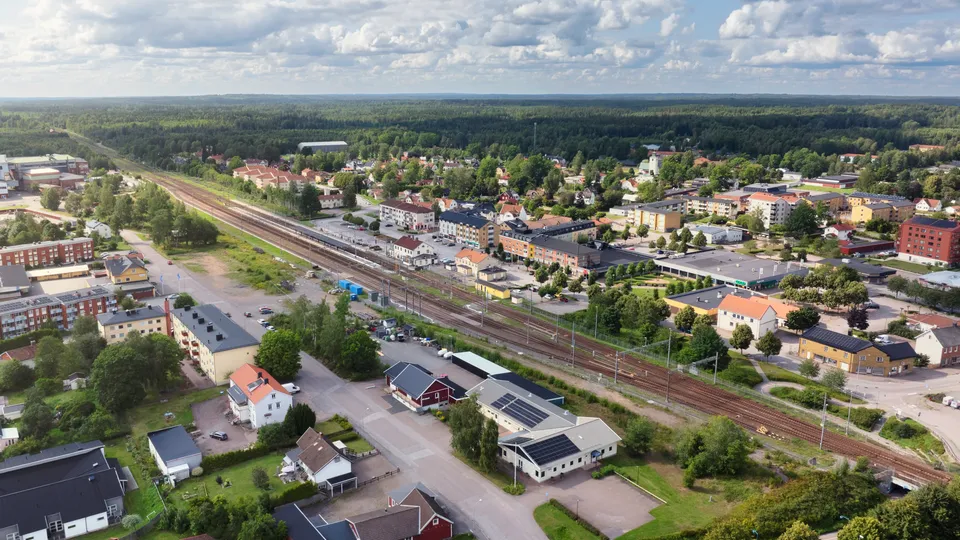 Vy över Emmaboda.