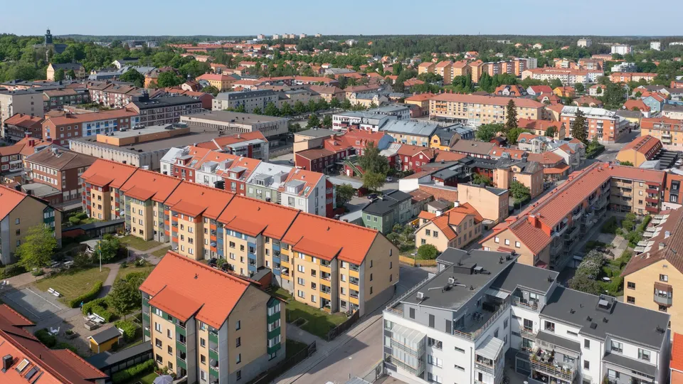 Vy över Enköping.