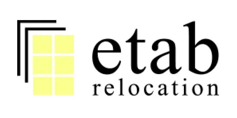 Flyttfirman Etab Relocation AB:s logotyp.