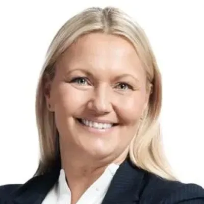 Mäklaren Eva Samuelsson hos Länsförsäkringar Fastighetsförmedling Göteborg Väster.