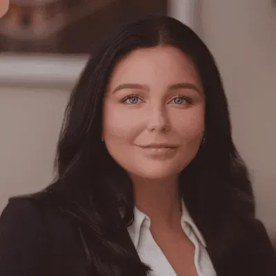 Fastighetsmäklaren Evelinn Åkerman.