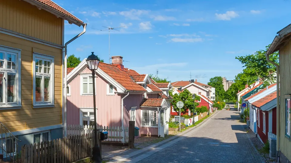 Vy över Falköping.