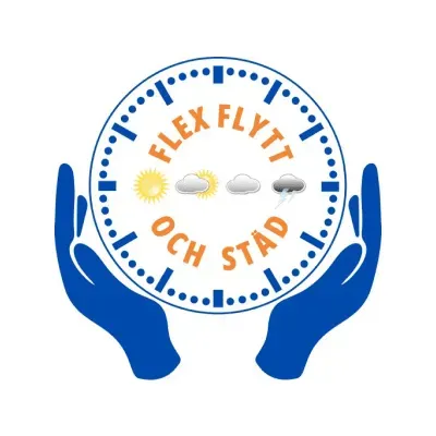 Logotyp från flyttfirman Flex Flytt.