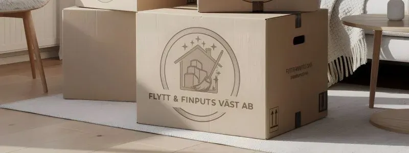 Städ- och flyttföretaget Flytt & Finputs i Väst AB.