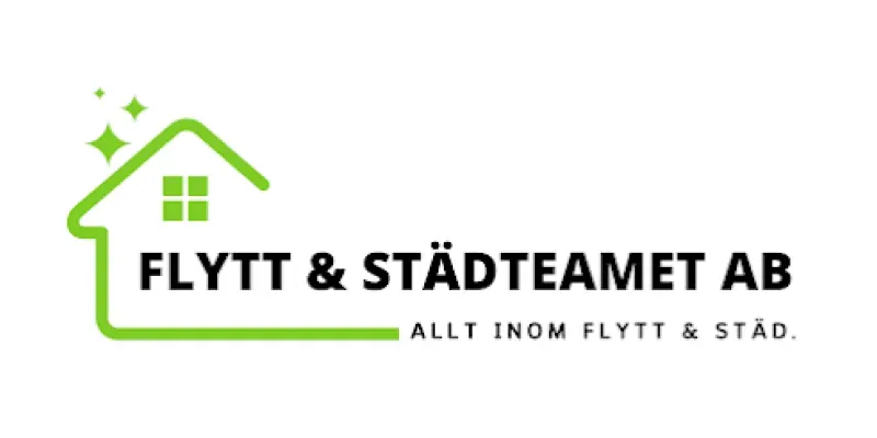 Flyttföretaget Flytt & Städteamet VM AB logotyp.