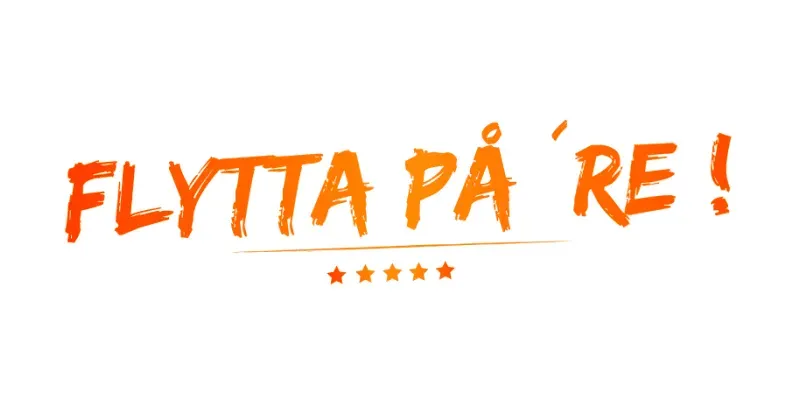 Logotyp från flyttfirman Flytta på 're!