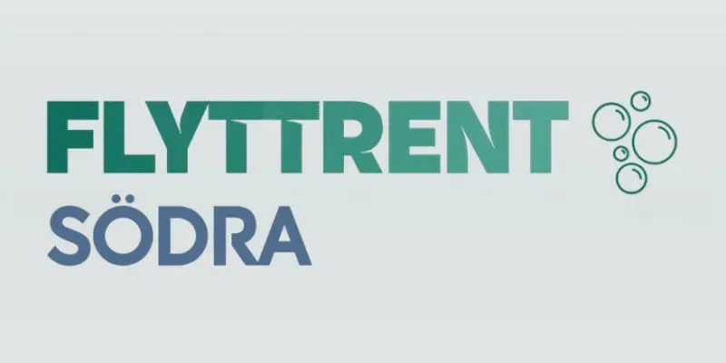 Logotyp för flyttfirman FlyttRent Södra