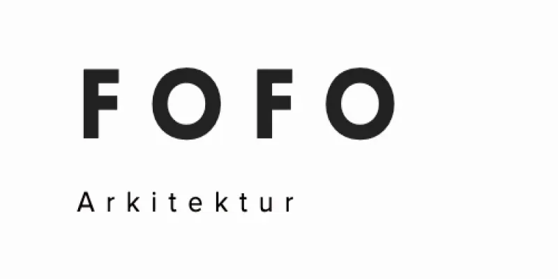 FOFO Arkitektur logo med tekst.