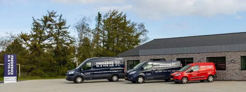 Varebiler fra Frederiks El & VVS.